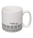 Lot de 4 Mugs & Rack Design Life 24cl Blanc-3