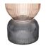 Vase Design en Verre Bicolore 24cm Rose-2
