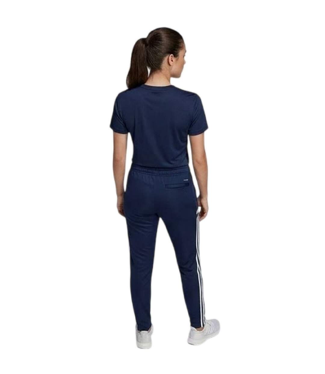 Womens/ladies Con22 3 Stripes Slim Tracksuit Bottoms Navy Blue Adidas-3