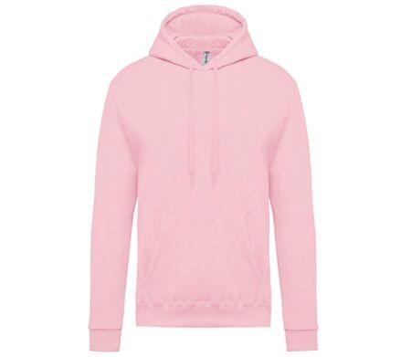 Sweat-shirt à capuche - Unisexe - K476 - rose pâle