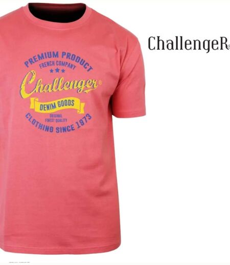 CHALLENGER TEE3004C - Tee-shirt imprimé manches courtes en coton jersey pour un confort estival absolu