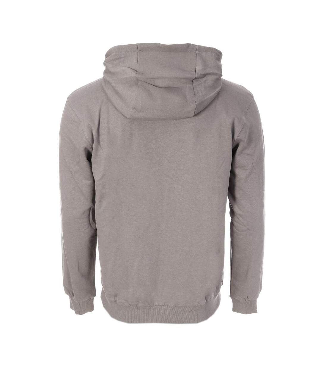 Sweat à capuche gris homme umbro bas net-2