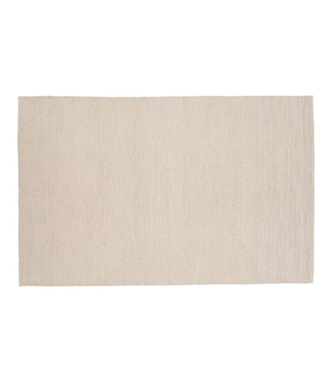 Tapis Tressé en Laine Marta 160x230cm Naturel-1