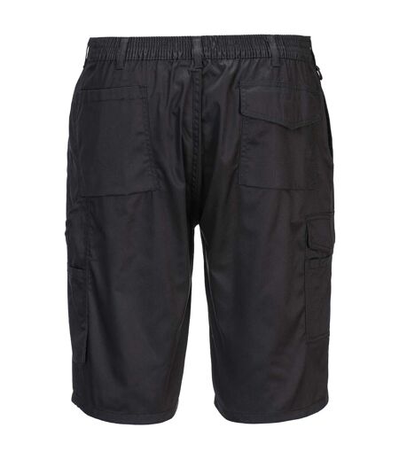 Portwest Mens Combat Shorts (Black)