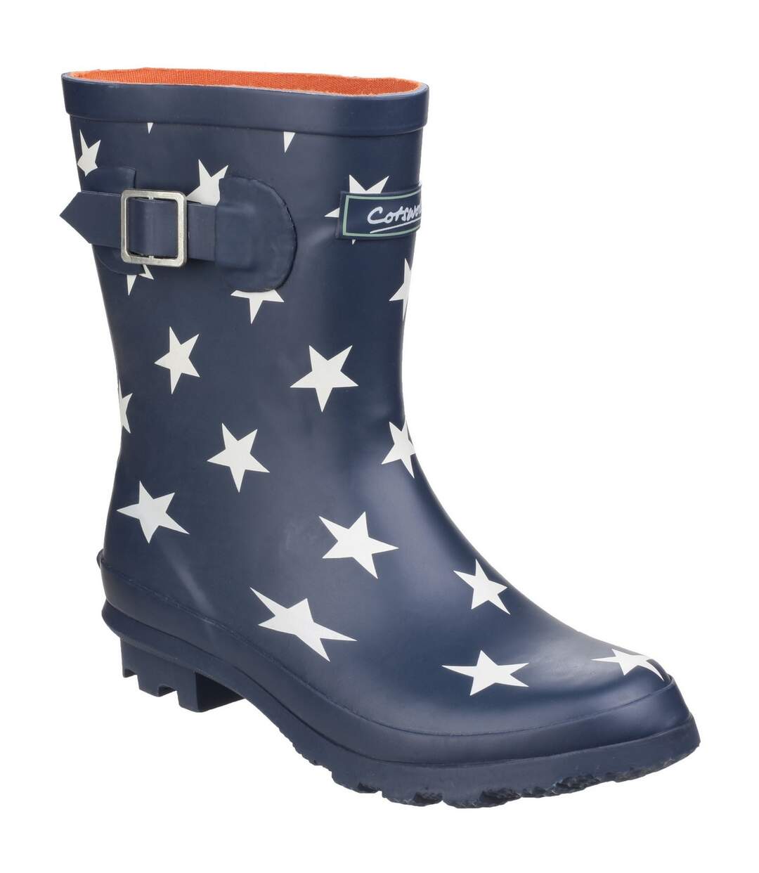 Bottes badmintonfemme bleu/ blanc Cotswold-1