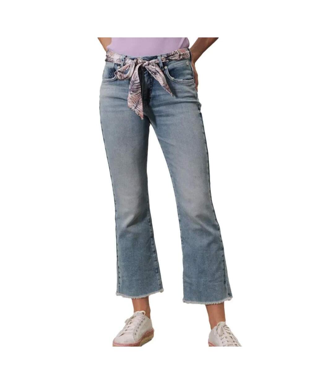 Jean droit bleu femme freeman porter palermo-1