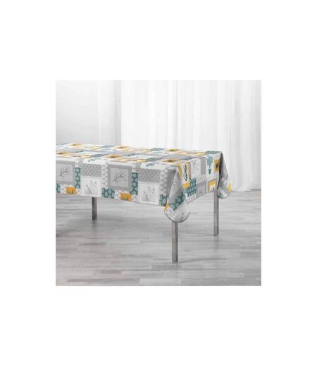 Nappe Antitache Graziella 150x240cm Jaune & Vert