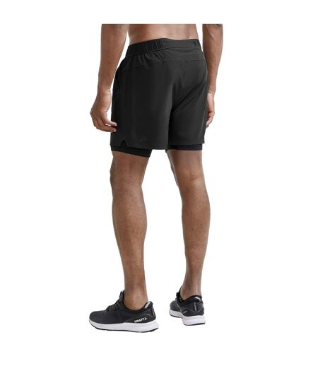 Craft Mens ADV Essence Stretch 2 in 1 Shorts (Black)