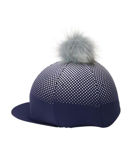 Hy Explosion Glitter Hat Cover (Navy/Antique Silver)