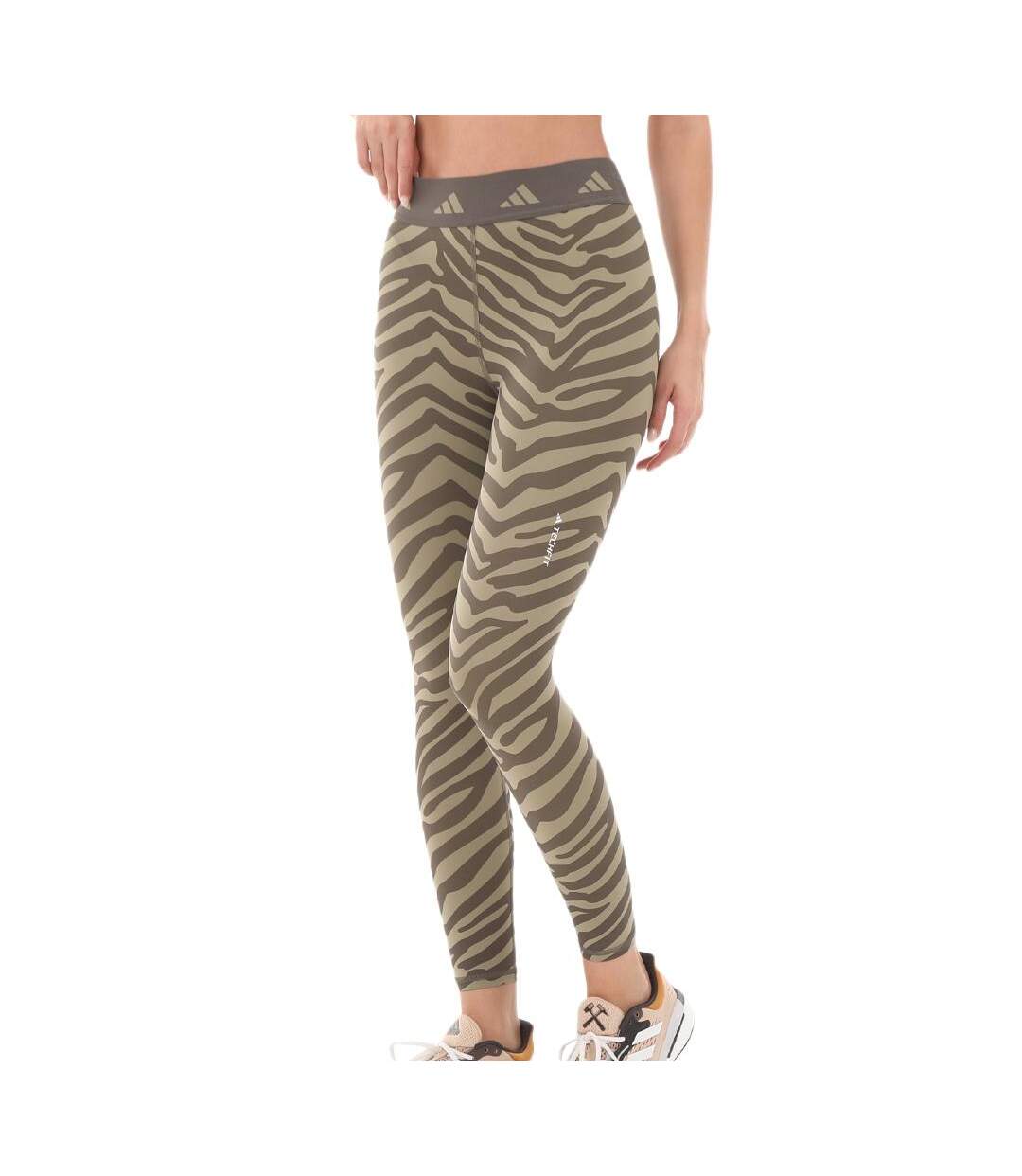 Legging kaki femme adidas hyglm - l-1