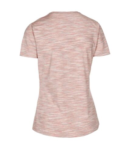 Trespass - T-shirt HOKKU - Femme (Rose pâle / Blanc) - UTTP6535