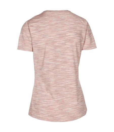Trespass - T-shirt HOKKU - Femme (Rose pâle / Blanc) - UTTP6535
