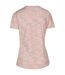 Womens/ladies hokku striped t-shirt blush pink/white Trespass