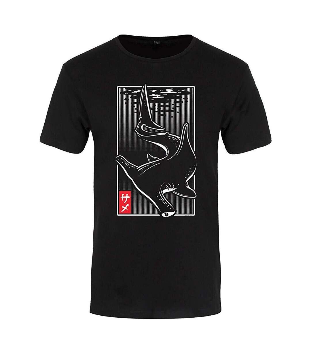 Unorthodox Collective Mens Oriental Shark Premium T-Shirt (Black) - UTGR1389