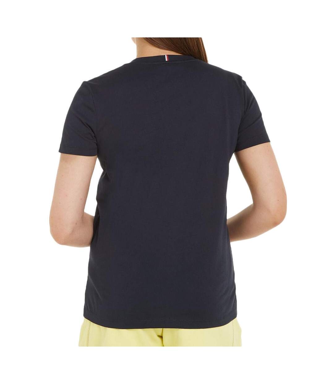 T-shirt Marine Femme Tommy Hilfiger Signature - XL-2