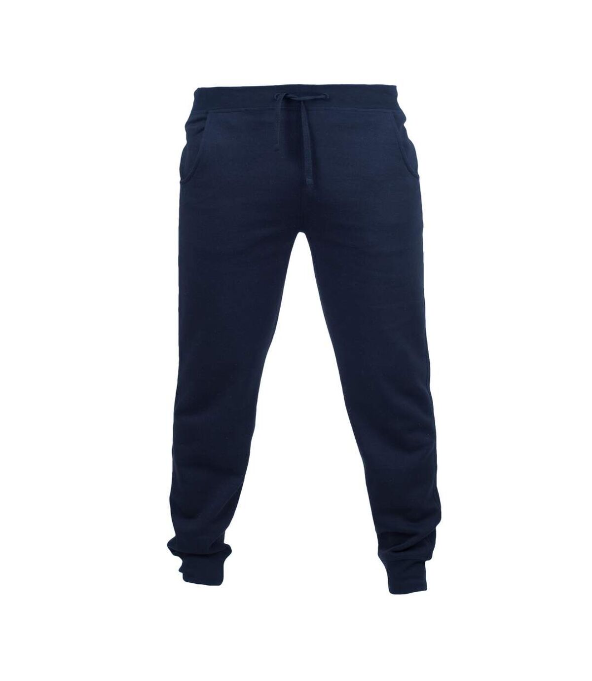 Skinnifit Mens Slim Cuffed Jogging Bottoms/Trousers (Navy)