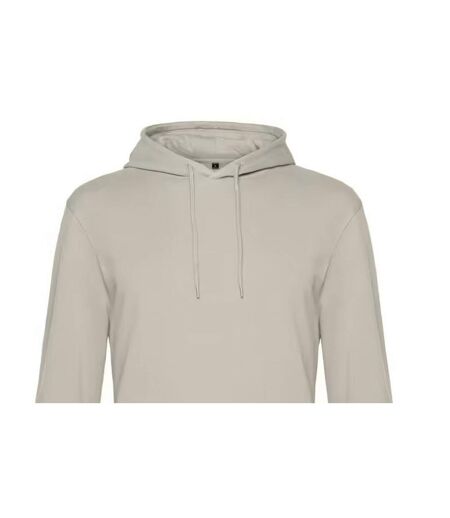 Sweat À Capuche Motif/style Uni Homme Gris Clair B&C