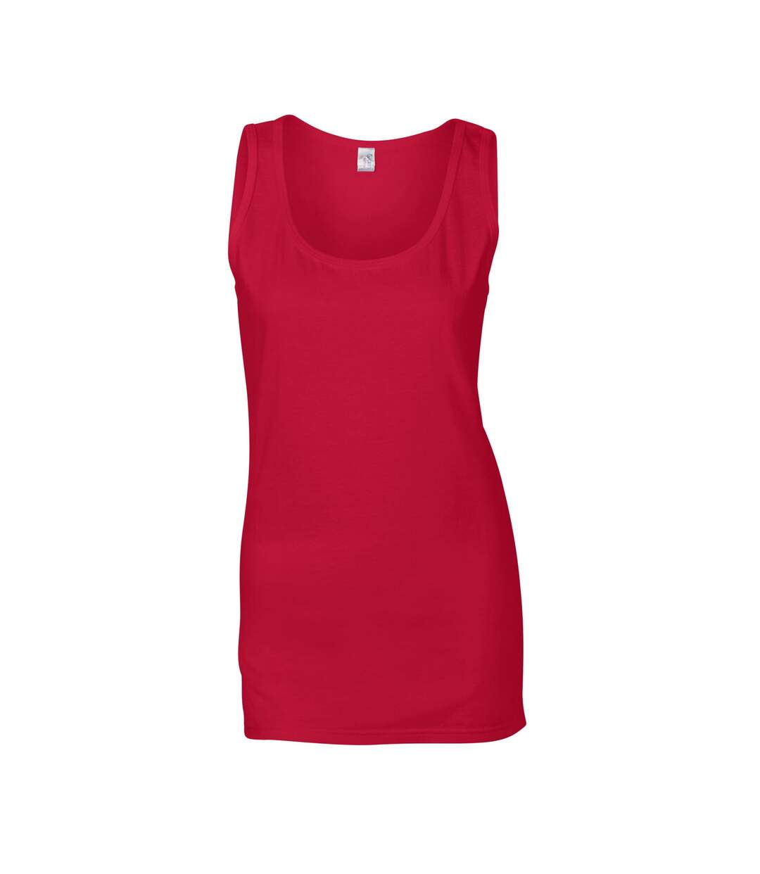 Womens/ladies softstyle tank top cherry red Gildan-1