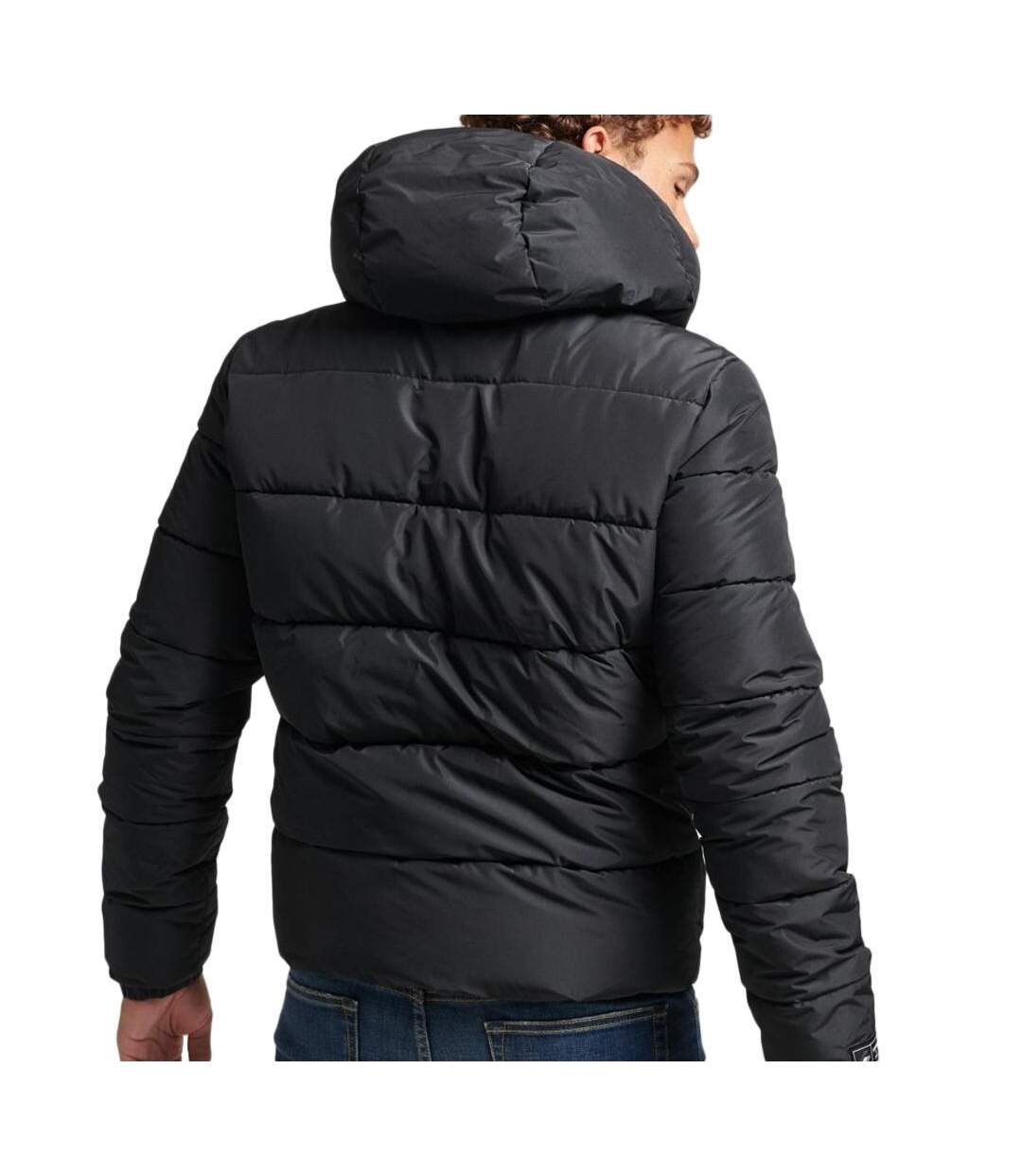 Doudoune Noire Homme Superdry Hooded - 3XL