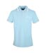 Mens Tipped Polo Shirt Sky Blue Aquascutum-2