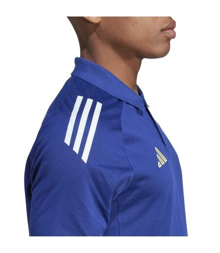Polo Motif/style Espagne Euro Homme Bleu Rouge Adidas