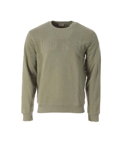 Sweat Kaki Homme Guess Beau Cn Fleece - L