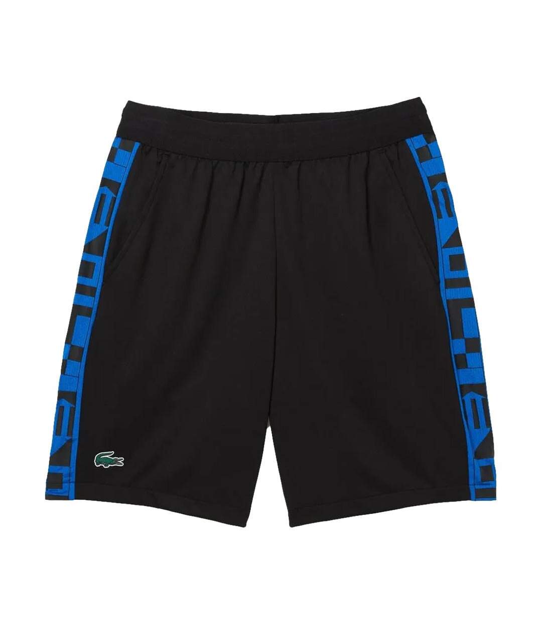 Short de sport noir homme lacoste gh9378-2