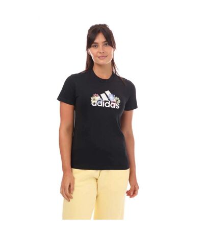 T-shirt Femme Noir Adidas