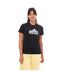 T-shirt femme noir Adidas-3