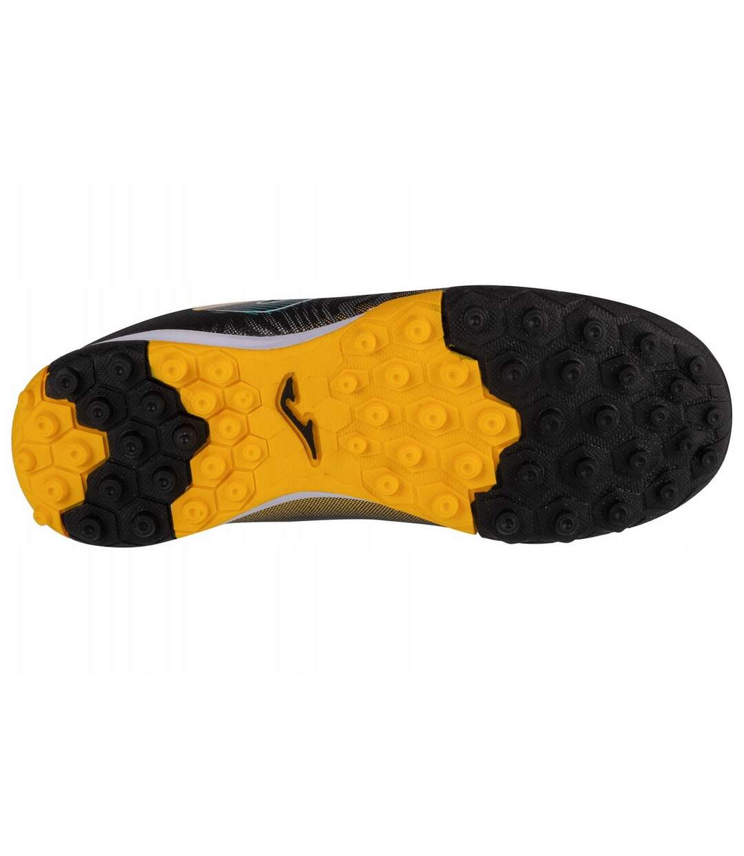 Childrens/kids Evolution Artificial Ground Football Boots Black Yellow Joma-4