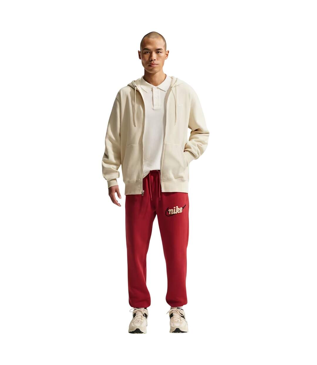 Veste À Capuche Sportswear Club Homme Kaki Clair Nike-1