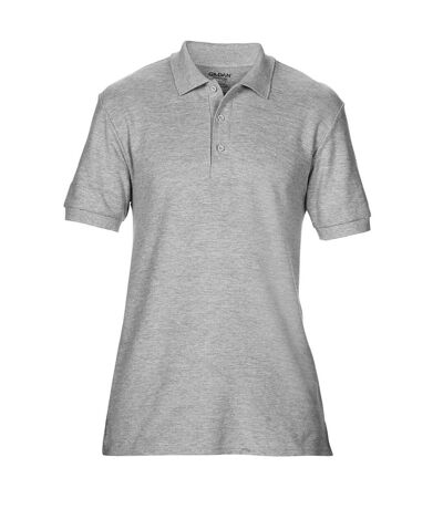 Gildan Mens Hammer Double Piqué Welted Sport Polo Shirt (Sports Gray)
