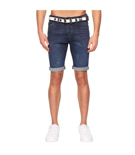 Short Reestier Homme Bleu Crosshatch