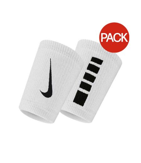 Bracelets Elite Adulte Taille Unique Blanc Nike
