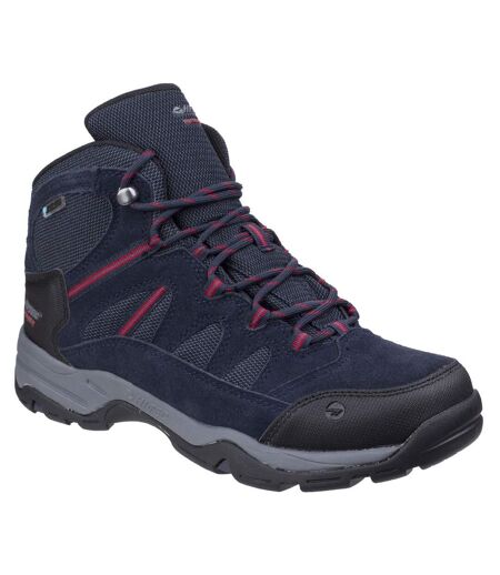 Chaussures montantes de randonnée bandera homme bleu marine / gris / rouge Hi Tec Hi Tec