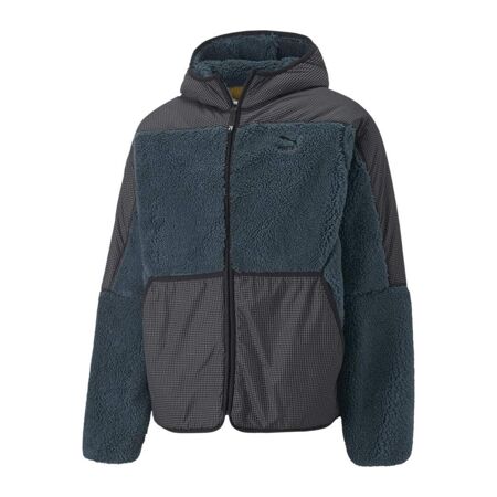 Veste en Sherpa Vert Homme Puma 535577-24 - L