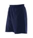 Mens microfiber shorts navy Finden & Hales