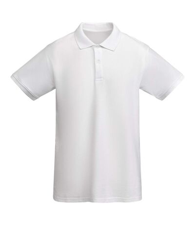 Polo prince homme blanc Roly