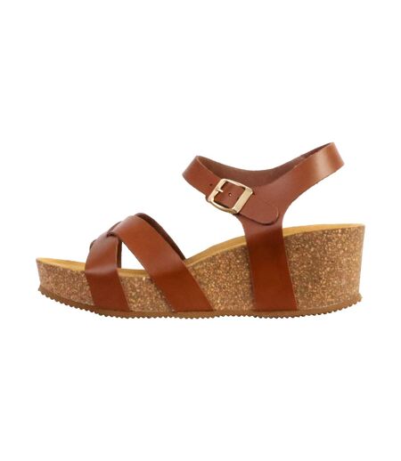 Sandales Cuir Compenseés The Divine Factory Noga Ety Edge