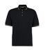 Polo st mellion homme noir / vert clair Kustom Kit