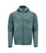 Mens Customised Hooded Fleece Jacket Light Forest Green Mascot-1