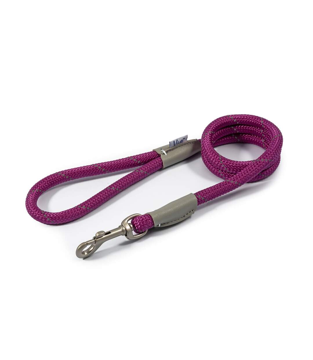 Viva reflective dog slip lead 1.07m x 12mm purple Ancol-1