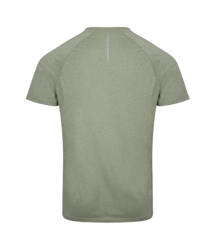 Dare 2B Mens Accelerate Marl T-Shirt (Oil Green)