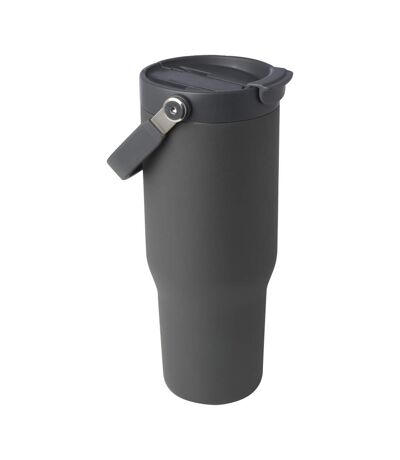 Bronx Dual Function Lid Recycled Stainless Steel Insulated 900ml Tumbler One Size Grey Generic