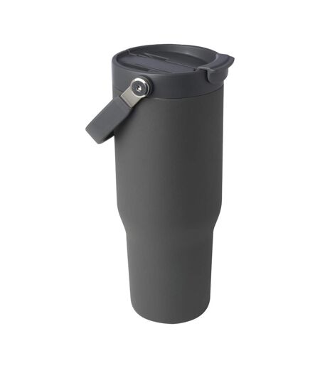 Bronx Dual Function Lid Recycled Stainless Steel Insulated 900ml Tumbler One Size Grey Generic