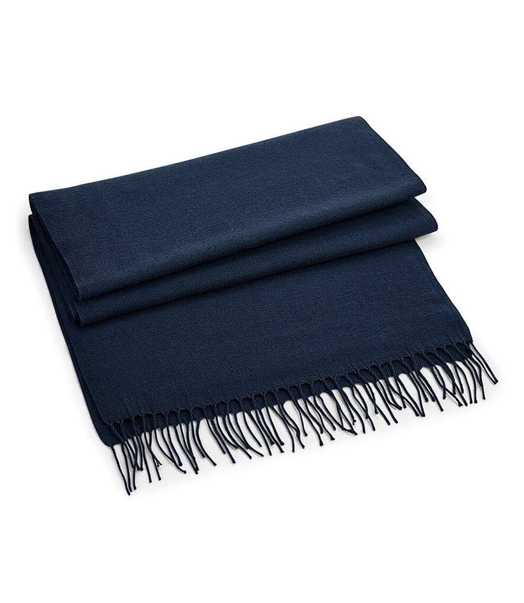 Classic woven scarf one size french navy Beechfield-1