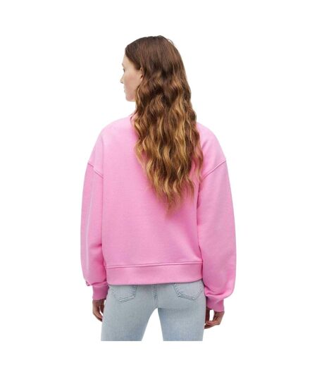 Sweat Motif/style Badge Femme Rose Tommy Jeans