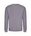 Unisex adult soft touch sweatshirt dusty lilac Awdis-2