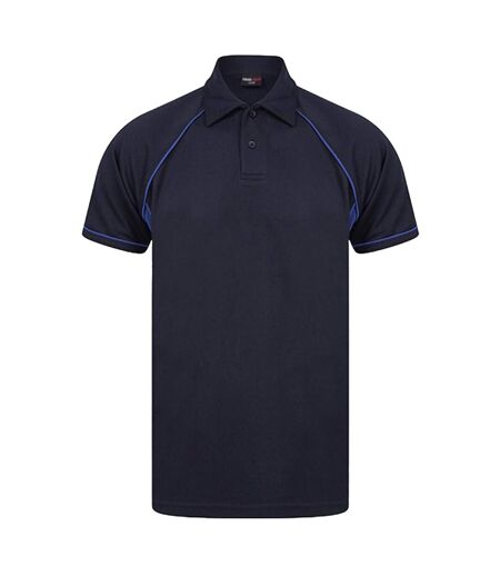 Polo Performance Homme Bleu Marine Bleu Roi Finden & Hales