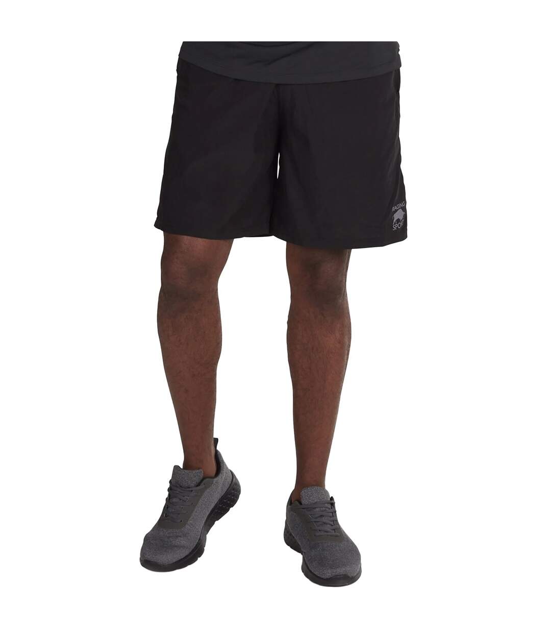 Short performance homme noir Raging Bull-1